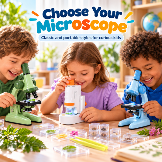 Discover More with a Portable Microscope Kit for Kids – Hands-On Science Made Exciting at Home