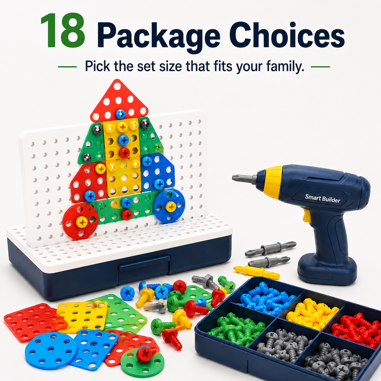 Montessori Drill Building Kit for Kids