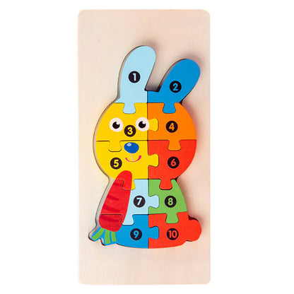 Explore & Learn: Wooden Educational Puzzle Toys for Kids! 🌳🧩