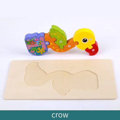 Explore & Learn: Wooden Educational Puzzle Toys for Kids! 🌳🧩