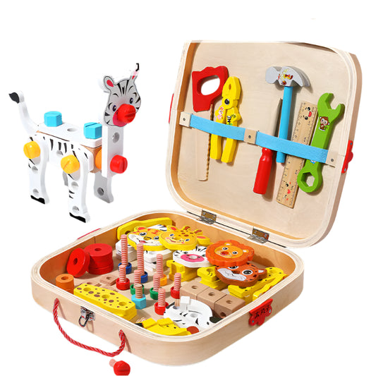 Unleash Creativity: Educational Toolbox for Kids with Building Blocks!