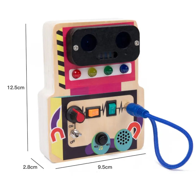 Illuminate Learning: Children's Early Education Wooden LED Lamp Socket! 💡🌳