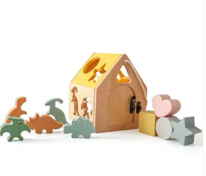 Grow & Discover: Montessori Wooden 5-in-1 Educational Toy! 🌳🧠🎶🧩