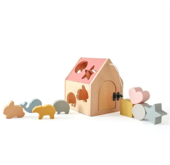 Grow & Discover: Montessori Wooden 5-in-1 Educational Toy! 🌳🧠🎶🧩