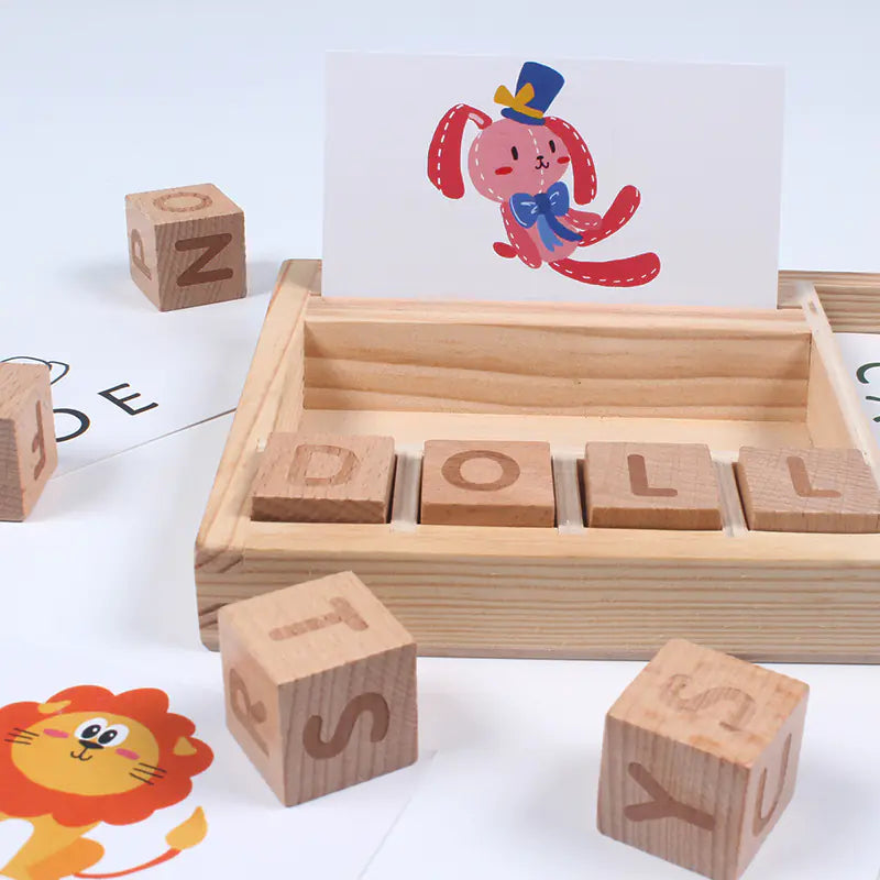 Build Words, Boost Brains: Our Fun English Letter Puzzle Toy!
