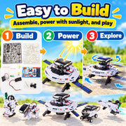 Solar-powered STEM robot building kit for kids – product gallery image 7