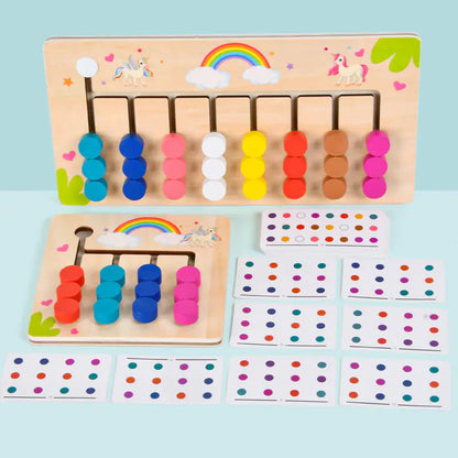 Brain-Boosting Fun: Colorful Logic Training Educational Toy for Kids!