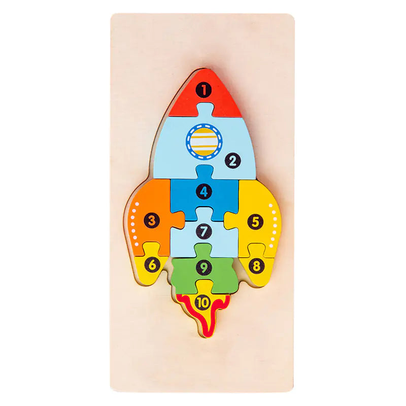 Explore & Learn: Wooden Educational Puzzle Toys for Kids! 🌳🧩