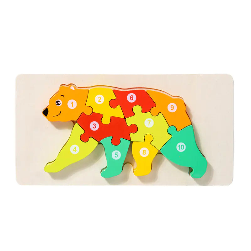 Explore & Learn: Wooden Educational Puzzle Toys for Kids! 🌳🧩