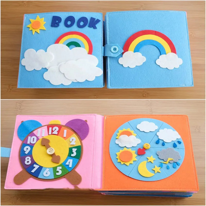 Cuddle & Learn: Montessori Series Children's Baby Cloth Book! 📚👶