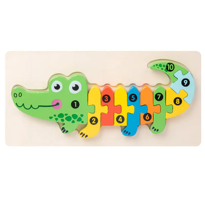 Explore & Learn: Wooden Educational Puzzle Toys for Kids! 🌳🧩