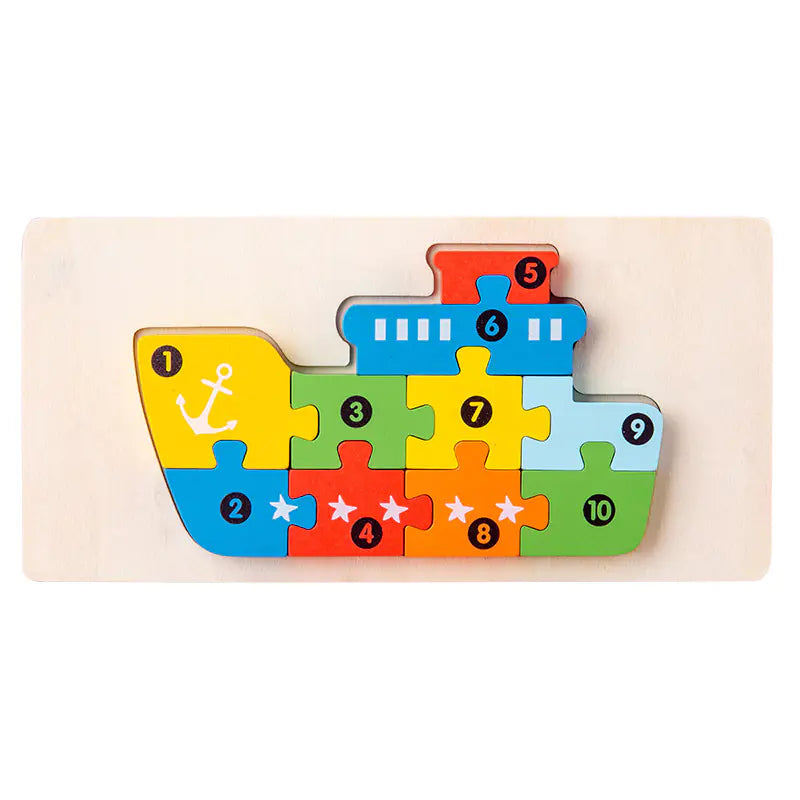 Explore & Learn: Wooden Educational Puzzle Toys for Kids! 🌳🧩