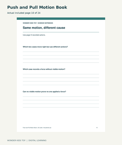 Push and Pull Motion Book: actual included PDF page 10 of 24