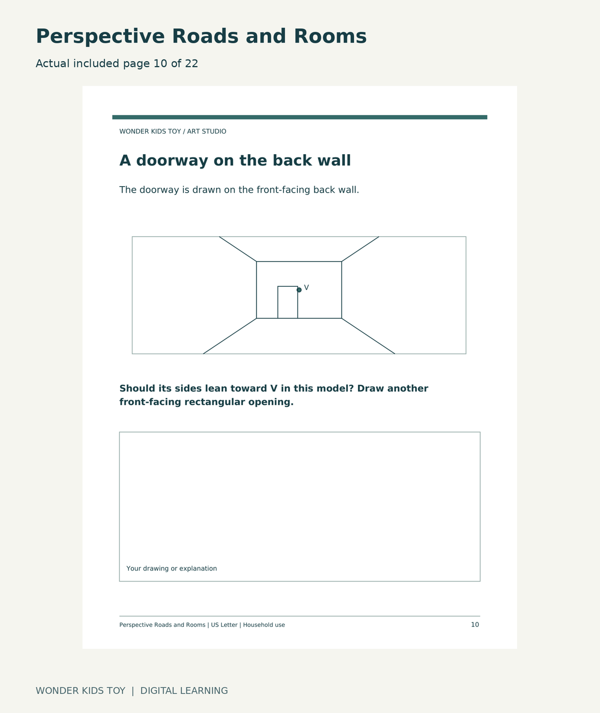 Perspective Roads and Rooms: actual included PDF page 10 of 22
