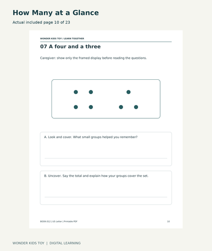 How Many at a Glance: actual included PDF page 10 of 23