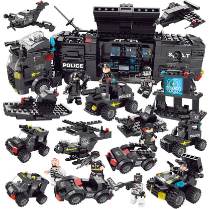 Soar into Adventure: The Eagle Police Building Blocks Educational Toy for Kids – 10X the Thrills, 10X the Skills! 🦅🚔