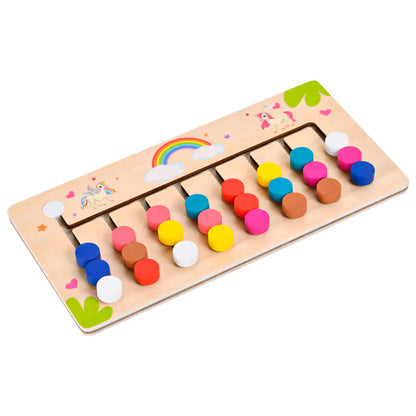 Brain-Boosting Fun: Colorful Logic Training Educational Toy for Kids!