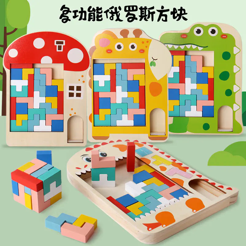 Build Your World: Animal Tetris - A Captivating 3D Puzzle Game! 🦁🧩