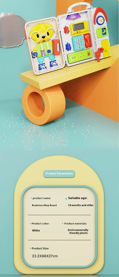 Unlock Potential: Montessori Busy Board – Toddler Learning Toy! 🧠✨