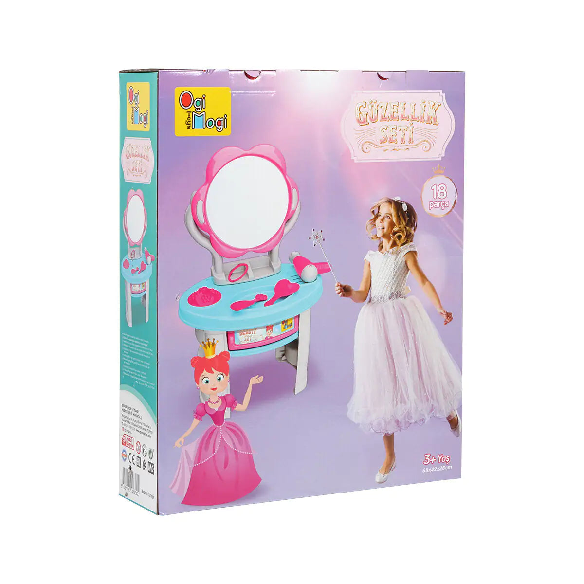 Spark Creativity: 18 PIECES KIDS BEAUTY SET for Imaginative Play! 🎀💄