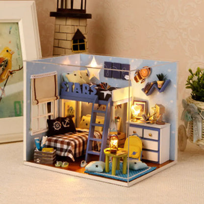 Build Your Dream: DIY Wooden House Puzzle Kit - Educational Toy! 🏡🎶