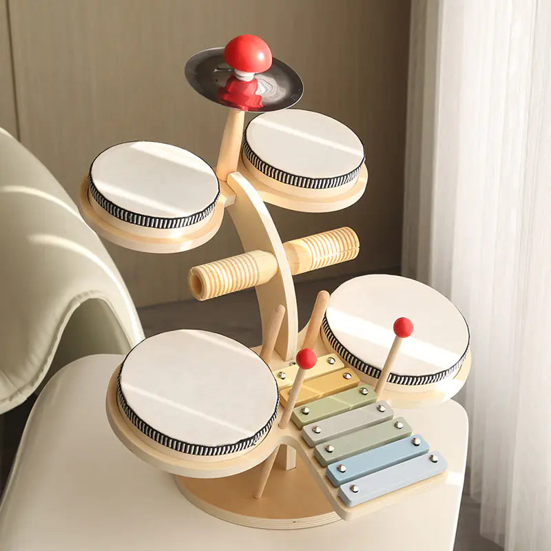 Rhythm & Grow: Multifunctional Music Drum Toy for Early Education! 🥁🎶