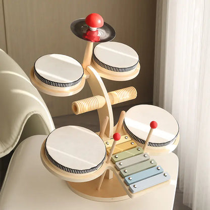 Rhythm & Grow: Multifunctional Music Drum Toy for Early Education! 🥁🎶