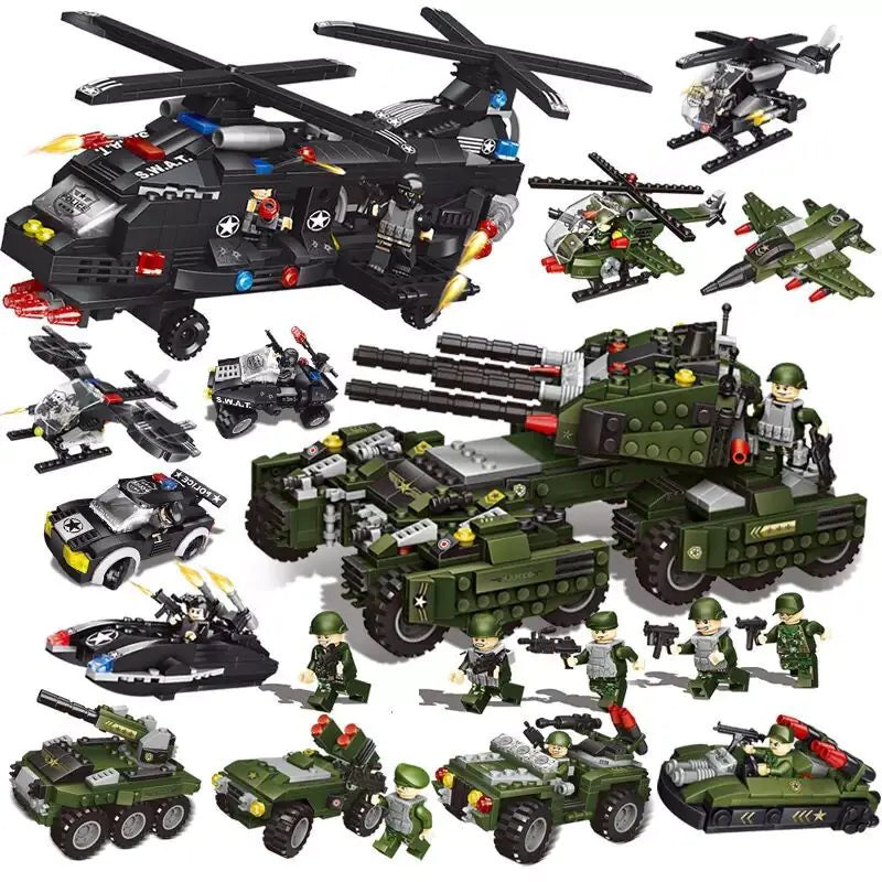 Soar into Adventure: The Eagle Police Building Blocks Educational Toy for Kids – 10X the Thrills, 10X the Skills! 🦅🚔