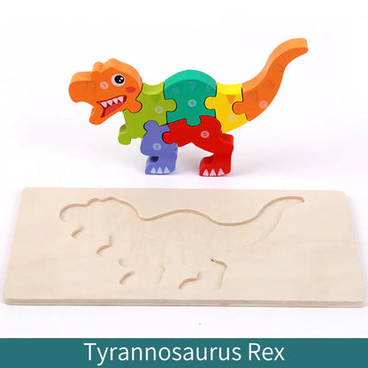 Explore & Learn: Wooden Educational Puzzle Toys for Kids! 🌳🧩